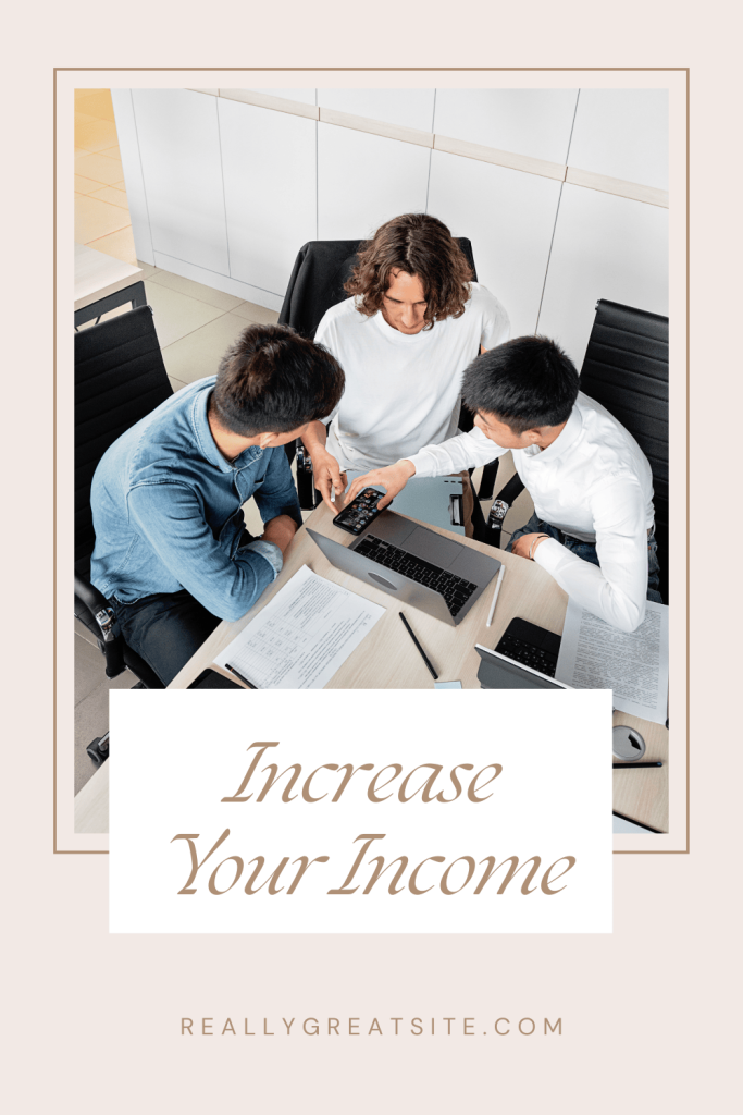 A financial growth concept showing wealth building, investment charts, savings, and increasing net worth over time.